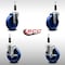 Service Caster 5'' SS Solid Poly Wheel Swivel 7/8'' Expanding Stem Caster Set 2 Brakes, 4PK SCC-SSEX20S514-SPUS-2-TLB-2-78 - alternate 5